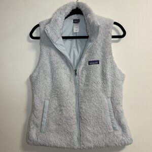 Women's Patagonia Los Gatos Deep Pile Grey Fleece Vest Size Medium